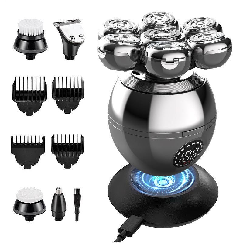 🪒 Cash on Delivery 🔋 Digital Display Electric Shaver Set – USB Rechargeable, Fully Washable, Multifunctional Razor for Men – Portable & Travel-Friendly – Free Shipping