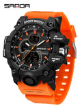 Men's Fashion Sportive Waterproof Digital Watch, Casual Trendy Luminous Digital Watch, Multifunctional Electronic Watch with Box
