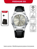 ⌚ Cash on Delivery 🏃 Men's Quartz Analog Wristwatch – Water Resistant, Date & Day Display, PU Leather Band – Sporty Fashion Timepiece – Free Shipping