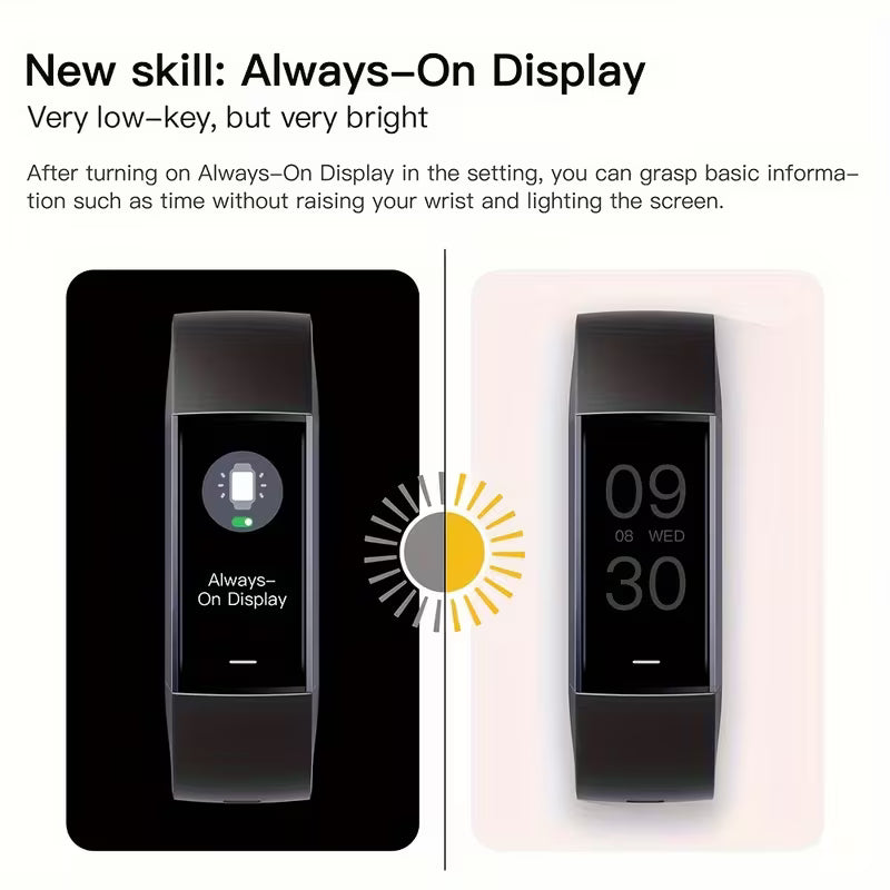New C80 Smart Watch – 1.1" AMOLED Color Display, Bluetooth Calling, Heart Rate & Blood Oxygen Monitoring, Multi-Sport Tracker – Unisex Fitness Watch