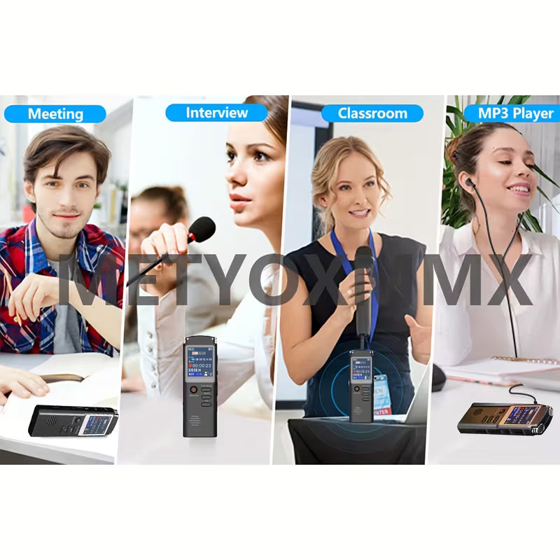 🎙️ Cash on Delivery 📟 Mini Recorder – Screen Display, External Playback, Voice-Controlled Recording, Long Battery Life – Portable for Meetings, Lectures & Interviews – Free Shipping