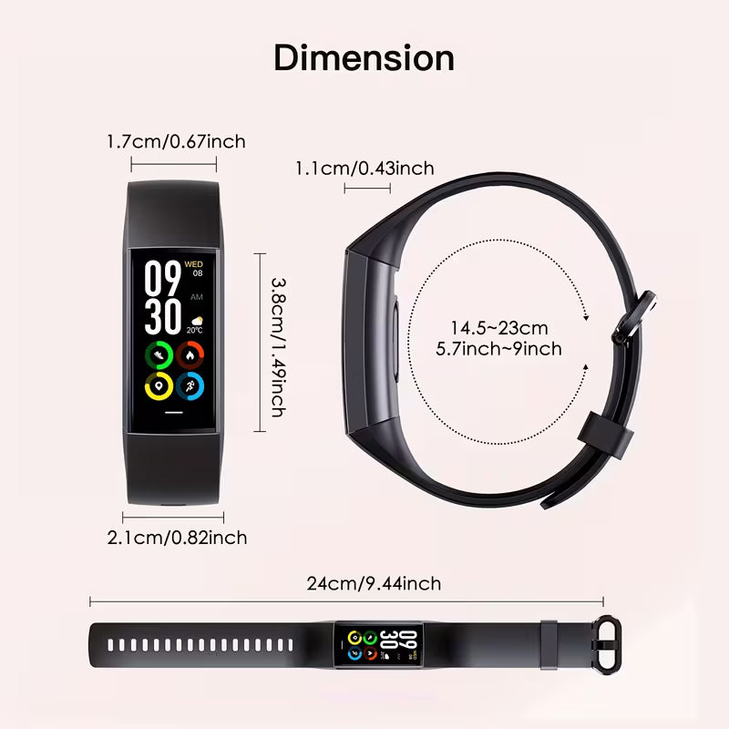 New C80 Smart Watch – 1.1" AMOLED Color Display, Bluetooth Calling, Heart Rate & Blood Oxygen Monitoring, Multi-Sport Tracker – Unisex Fitness Watch