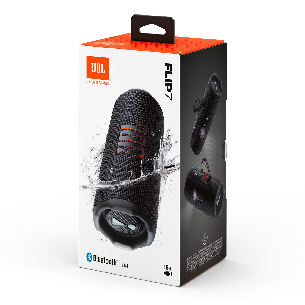 JBL Flip 7 Portable Speaker - Water Resistant and Drop-Proof Design for Outdoor and Home Use