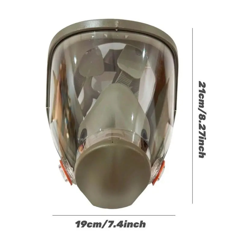 🛡️ Cash on Delivery 🏗️ Reusable Full Face Mask with Filter – 17-in-1 Dustproof & Gasproof Mask for Painting, Woodworking, Construction, Grinding, Chemical Work – Professional Safety Gear – Free Shipping