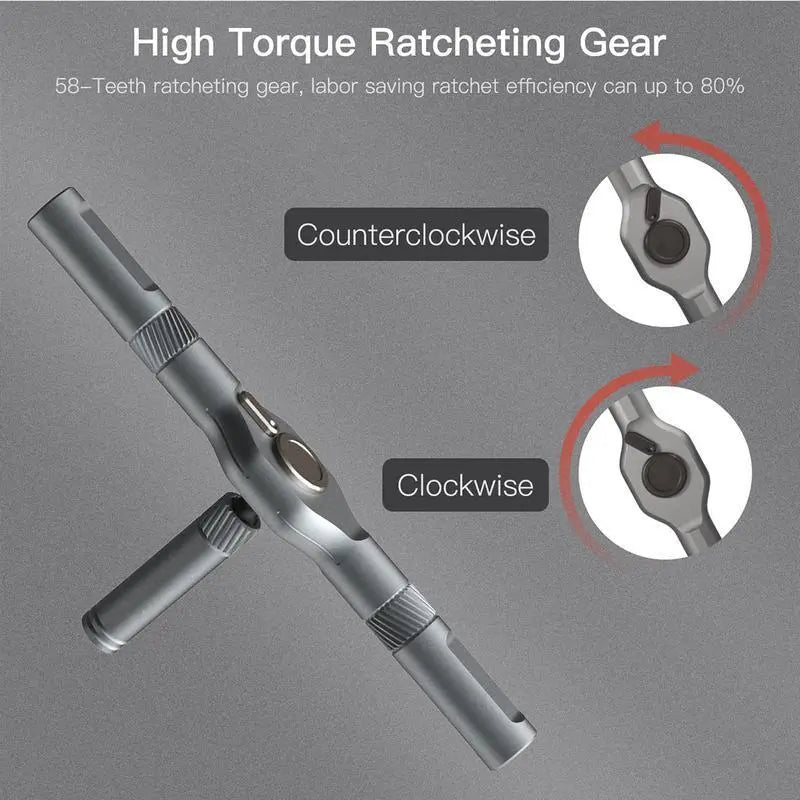 24-in-1 DIY Screwdriver Set - Switchable Shape Magnetic Ratchet Screwdriver with Portable Tool Box 🎵 Free Shipping & Cash on Delivery 📊