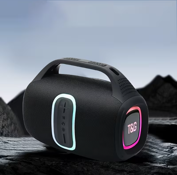 TG674 30W Portable Wireless Speaker with Handle – Subwoofer, IPX4 Waterproof, Dual Pairing, 3600mAh Battery, Booming Bass – Perfect for Outdoor & Parties