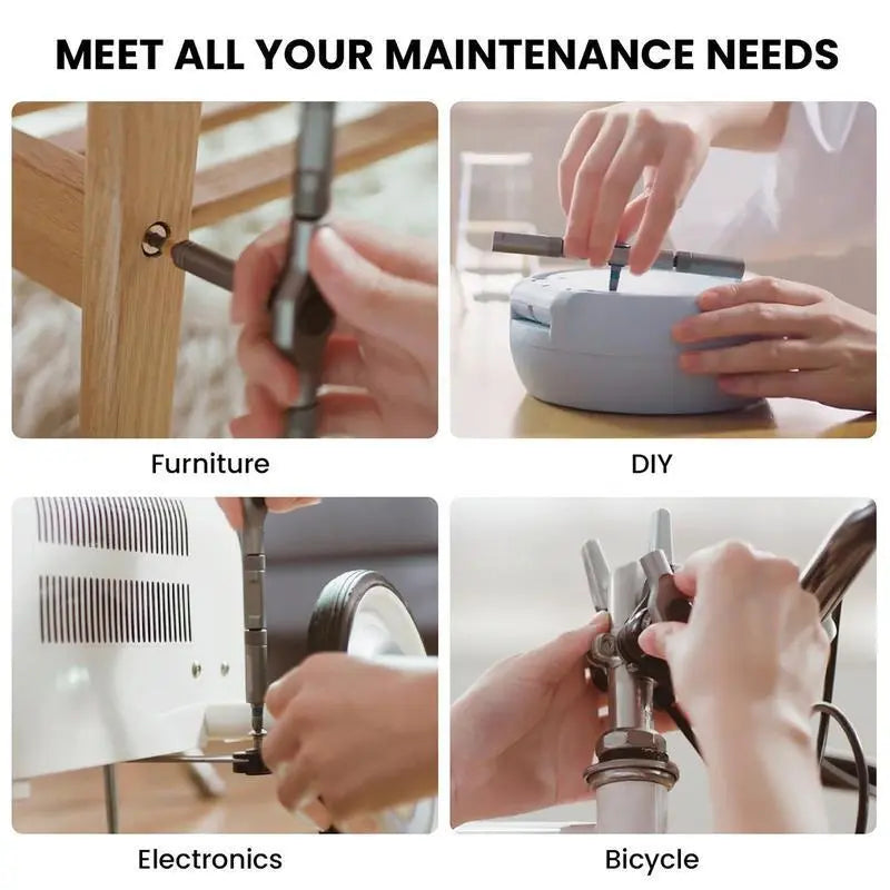 24-in-1 DIY Screwdriver Set - Switchable Shape Magnetic Ratchet Screwdriver with Portable Tool Box 🎵 Free Shipping & Cash on Delivery 📊