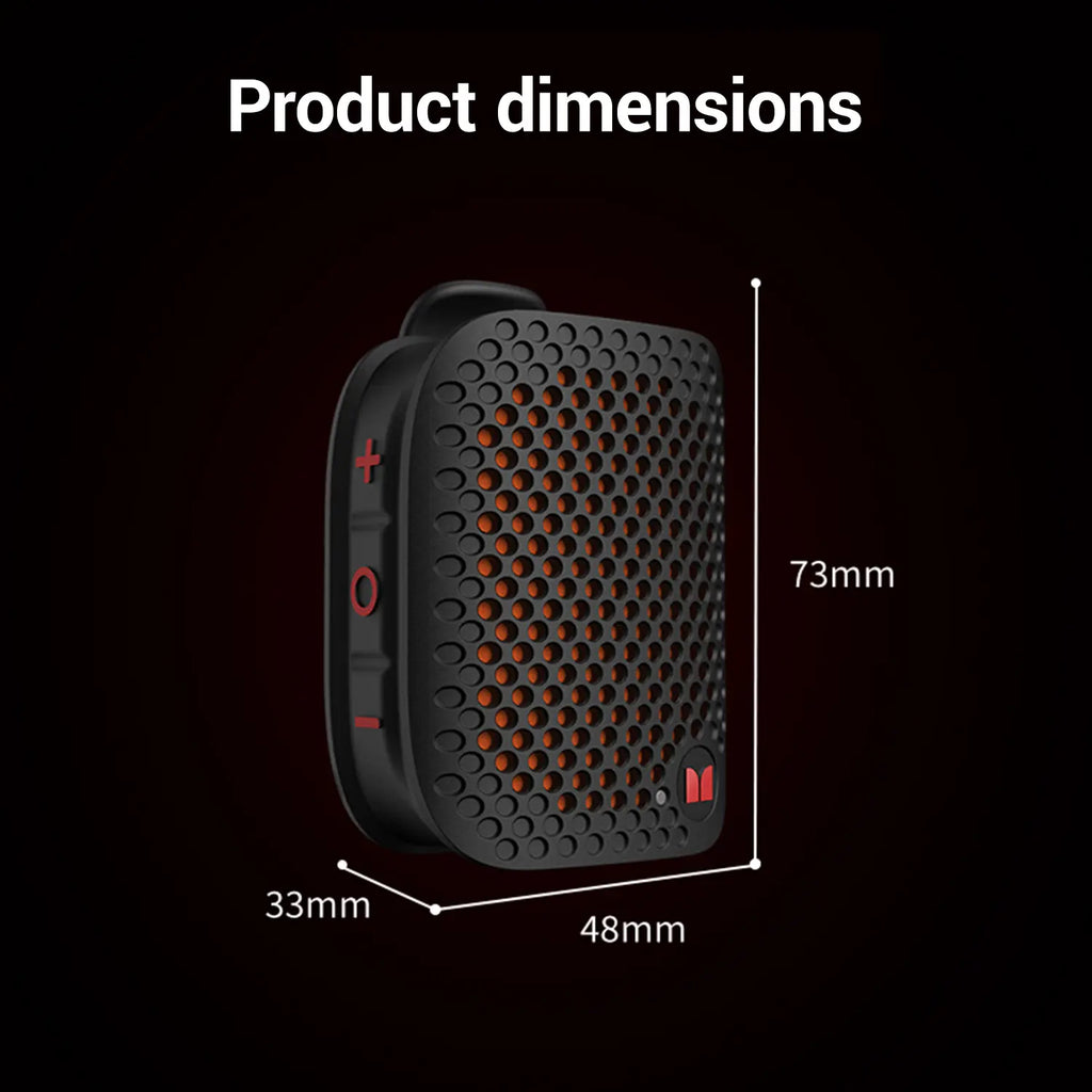 MONSTER M3 Portable Bluetooth Speaker, TWS Stereo Sound, IPX7 Waterproof, Magnetic Clip-On Wearable Speaker, Ultra-Portable 80g Wireless Speaker for Outdoor, Travel, Camping & Work - SummerWins - DealsForYouDays