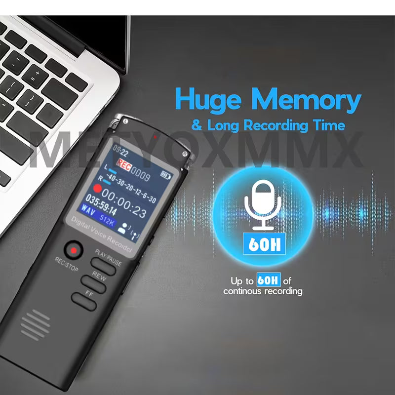 🎙️ Cash on Delivery 📟 Mini Recorder – Screen Display, External Playback, Voice-Controlled Recording, Long Battery Life – Portable for Meetings, Lectures & Interviews – Free Shipping