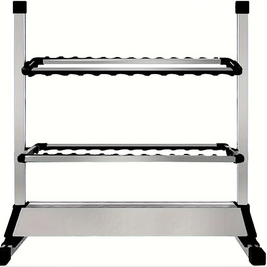 🎣 Cash on Delivery 🪝 Portable Aluminum Fishing Rod Rack – Holds Up to 24 Rods, Lightweight & Rust-Resistant, Space-Saving Organizer for Home & Outdoor Fishing Gear – Free Shipping