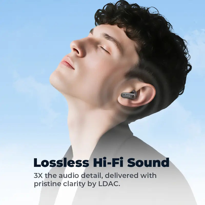 HTC NE20 Bluetooth 6.0 Earphones - LED Display High Fidelity Waterproof Wireless Earphones with Microphone for Office Sports Study Audio Calls 🎵 Free Shipping & Cash on Delivery 📊