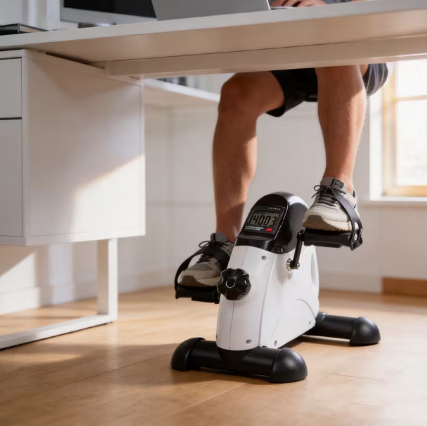 🦵 Cash on Delivery 💪 Portable Under-Desk Leg Workout Equipment – Home Lower Body Trainer with Customizable Webbing Support – Quiet & Compact for Office & Home Use – Free Shipping