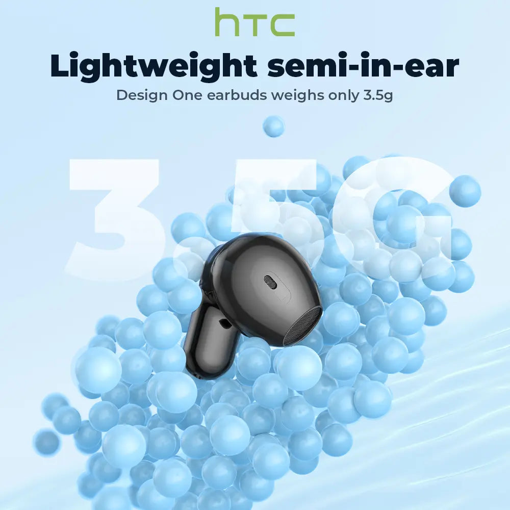 HTC NE20 Bluetooth 6.0 Earphones - LED Display High Fidelity Waterproof Wireless Earphones with Microphone for Office Sports Study Audio Calls 🎵 Free Shipping & Cash on Delivery 📊
