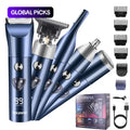 5 in 1 Men's Body Hair Trimmer - Cordless Electric Hair Clipper Set, Rechargeable Shaver Beard Nose Hair Trimmer Multifunctional Grooming Kit 🎵 Free Shipping & Cash on Delivery 📊