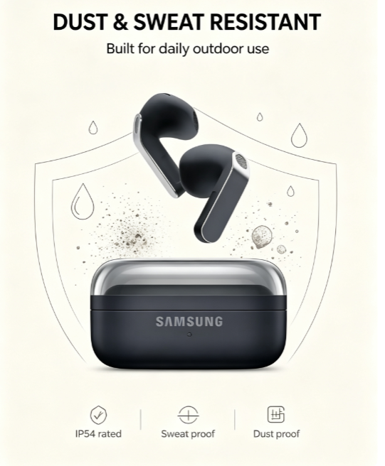 Galaxy Buds4 - True Wireless Bluetooth Earbuds with Active Noise Cancelling