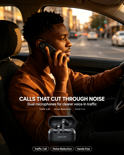 Galaxy Buds4 - True Wireless Bluetooth Earbuds with Active Noise Cancelling