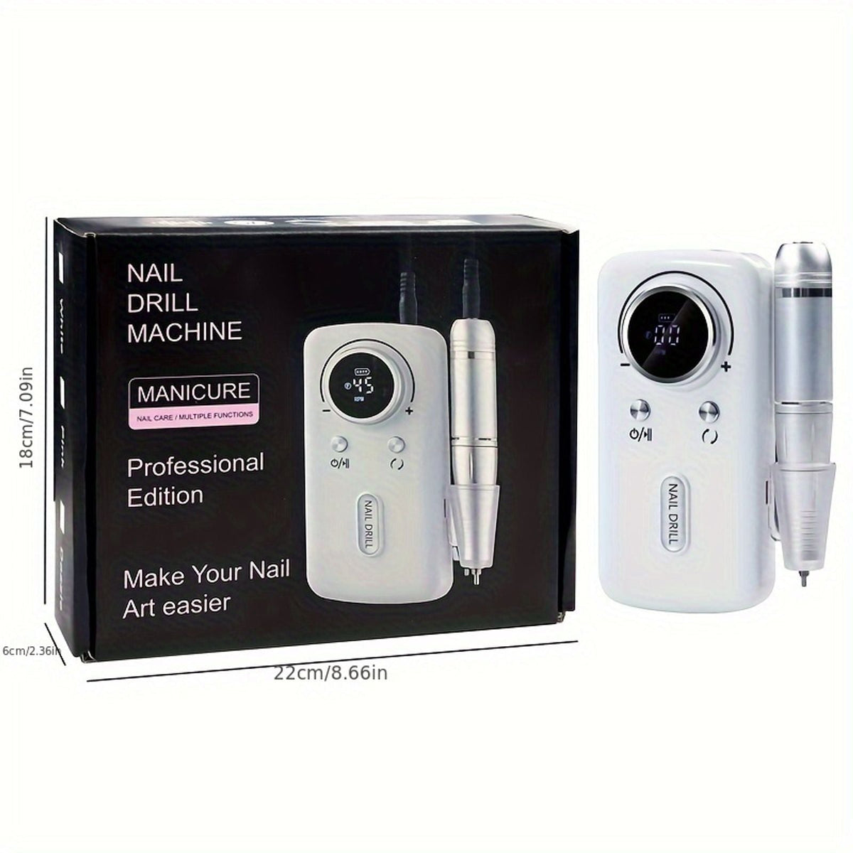 45000rpm rechargeable electric nail drill machine image 7