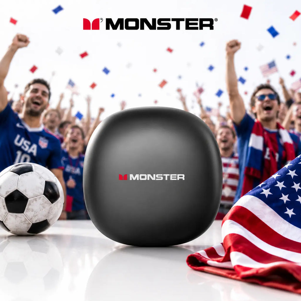 Monster Ear Buds - Bluetooth Headphones with Zero‑Gravity Titanium Ear‑Hook Design, Noise Isolation, 165H Playtime Wireless Earbuds Headset Bluetooth 6.0,Waterproof & Sweatproof, Ideal for Electronic Gifts for Men and Women - SummerWins - DealsForYouDays
