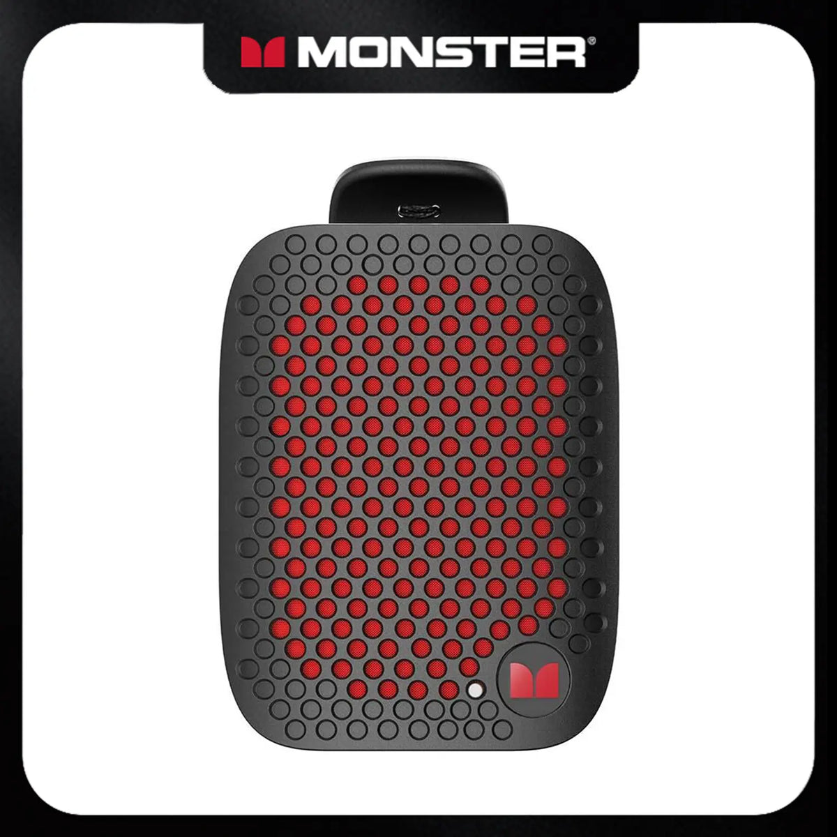 MONSTER M3 Portable Bluetooth Speaker, TWS Stereo Sound, IPX7 Waterproof, Magnetic Clip-On Wearable Speaker, Ultra-Portable 80g Wireless Speaker for Outdoor, Travel, Camping & Work - SummerWins - DealsForYouDays
