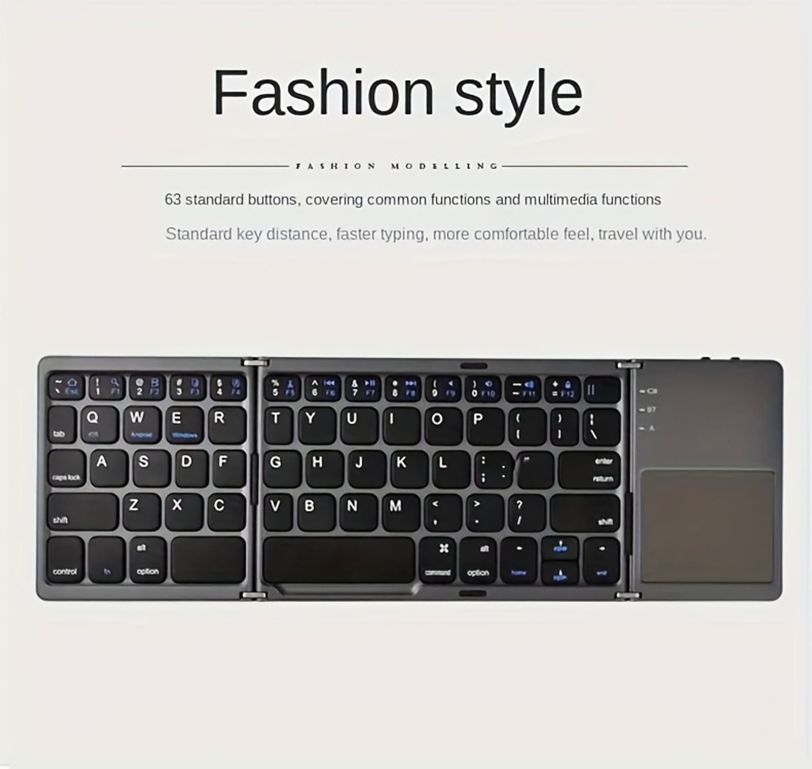 touchpad keyboard comfortable frosting feel image 5