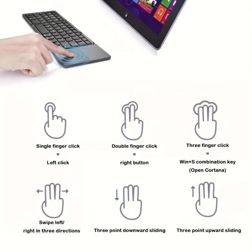 touchpad keyboard comfortable frosting feel image 7